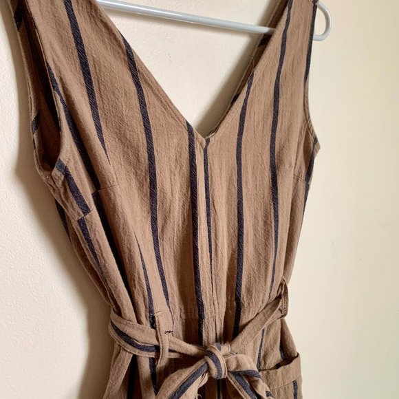 Mod Ref The Matilda Navy/Tan Jumpsuit - Picture 8 of 9